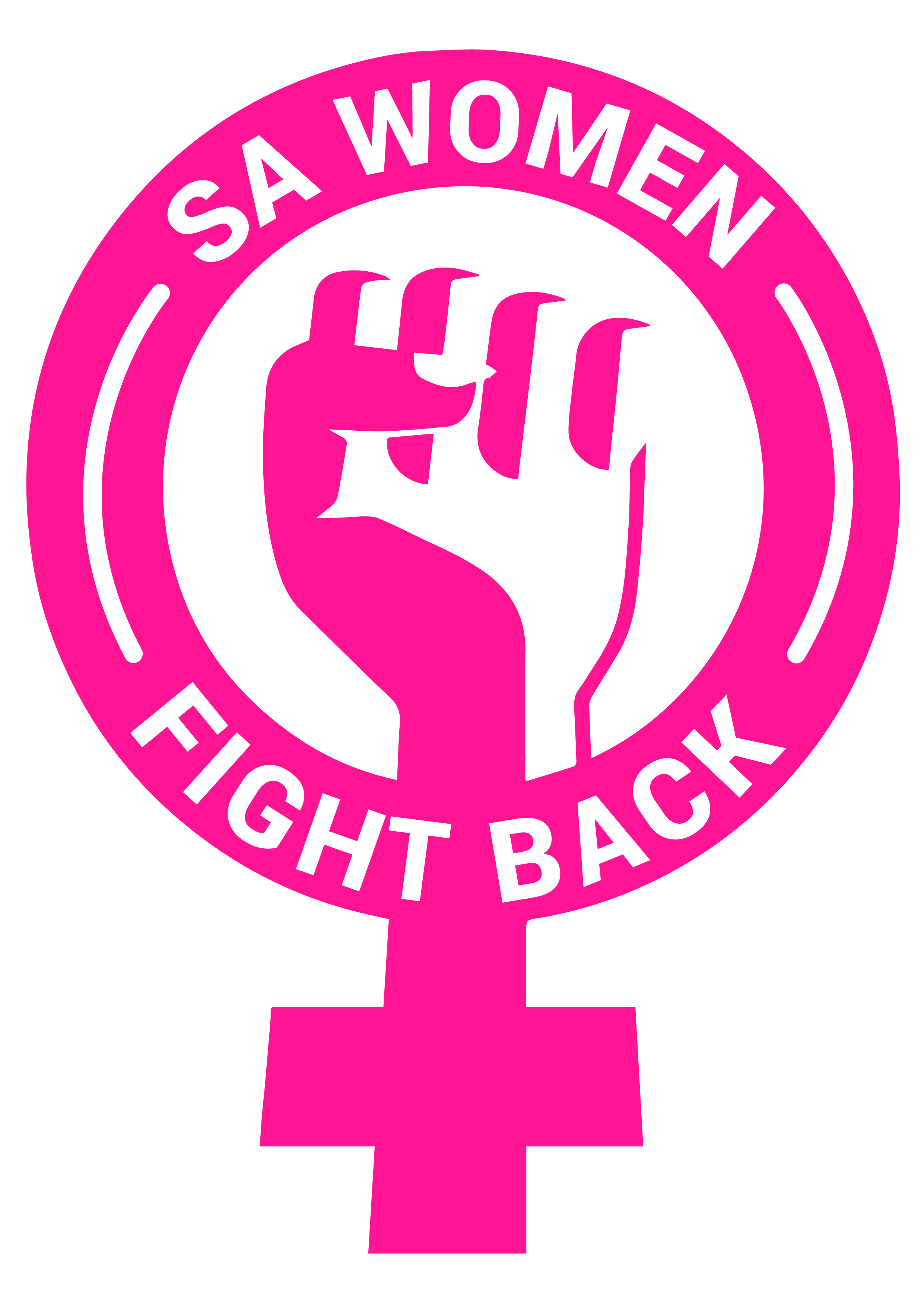 SAWomenFight Back Pink Logo